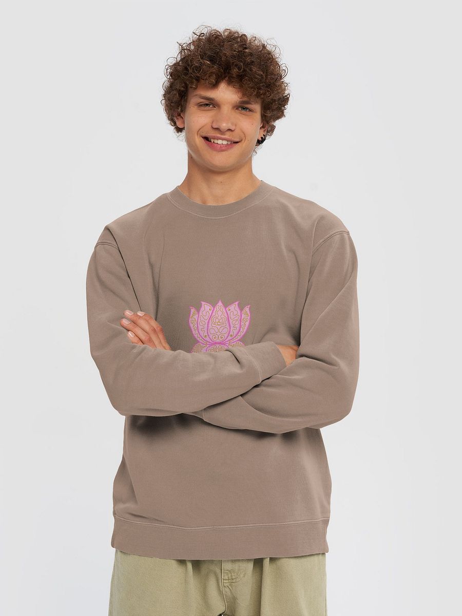 Lotus Eye Unisex Pigment Dyed Sweatshirt product image (3)