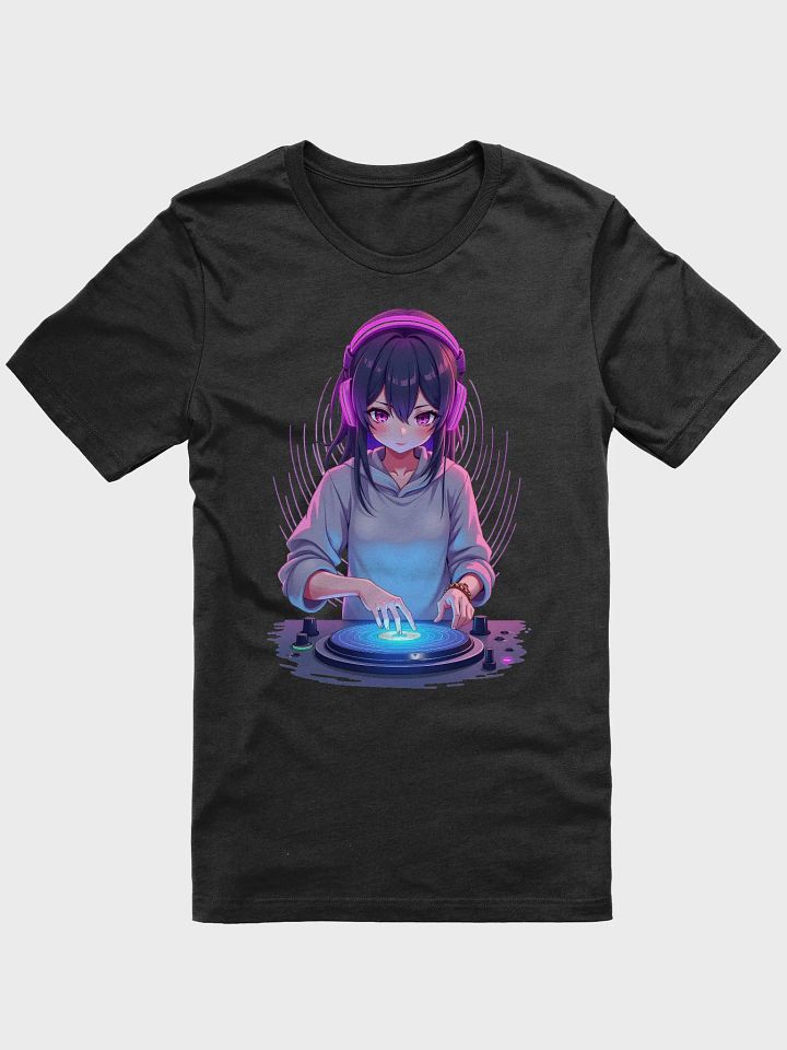 Cyberpunk Anime DJ Girl Design T-shirt product image (1)