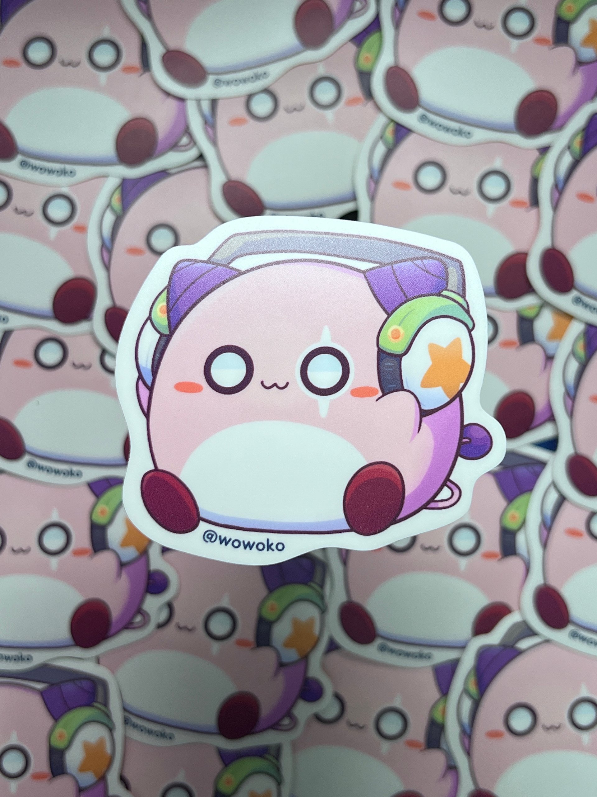 WoWoKo x Potato Fighters - Pink Bean - Sticker product image (1)
