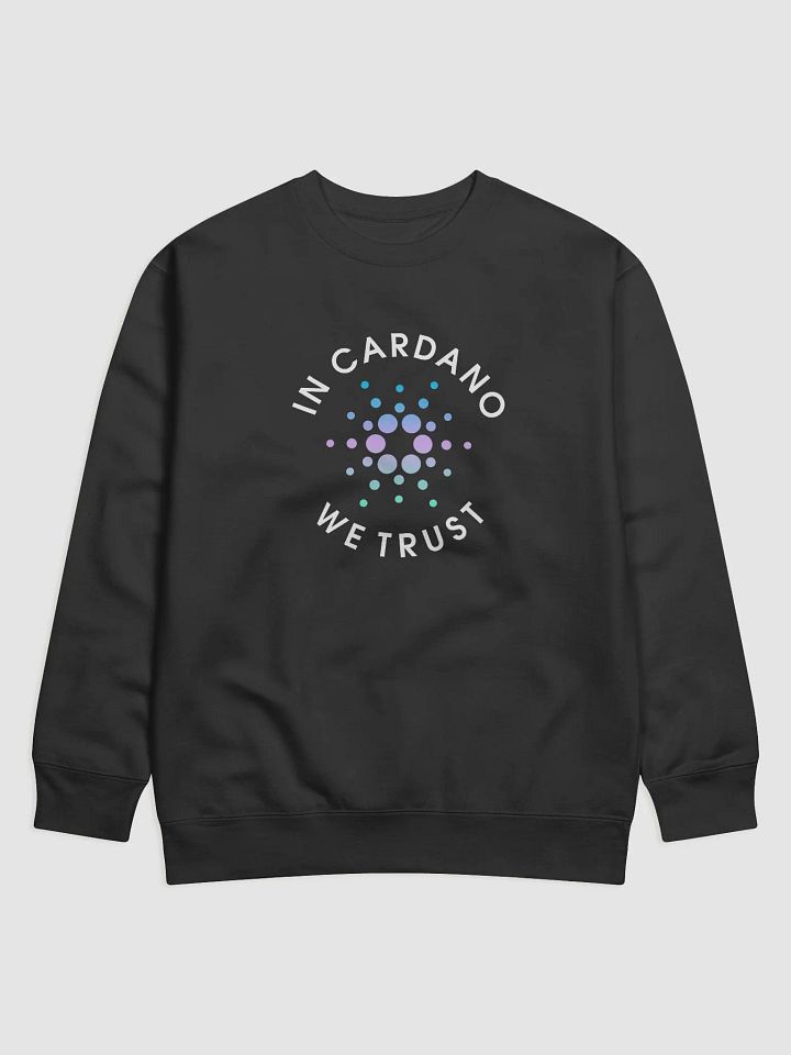 'In Cardano We Trust': Galactic Circles Unisex Sweatshirt product image (1)