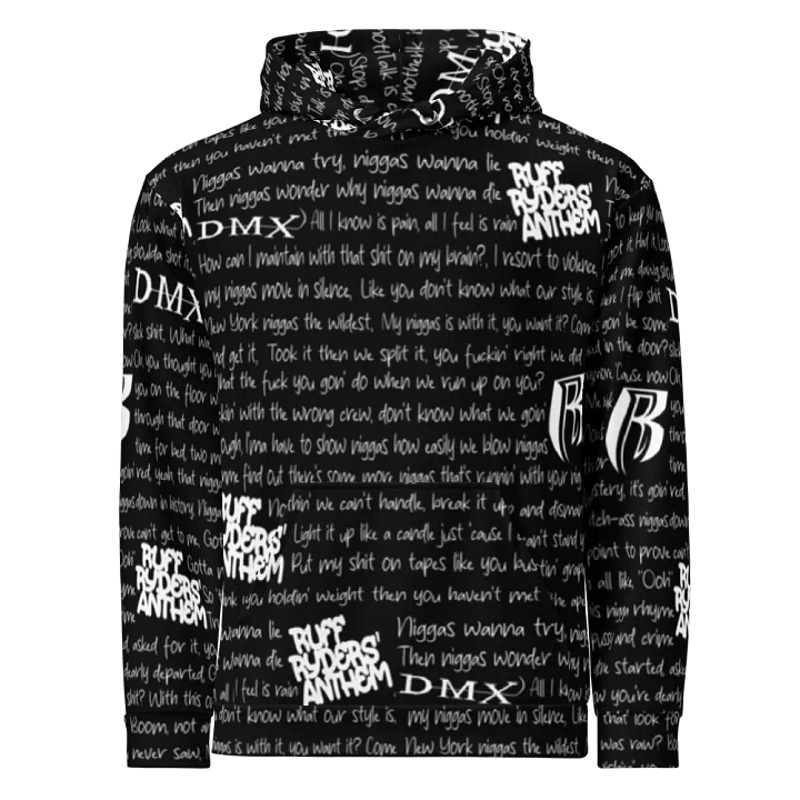 Ruff Ryders' Anthem - DMX - BLACK - Unisex Hoodie product image (2)