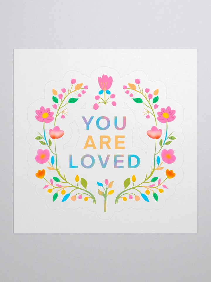You Are Loved Floral Sticker Set product image (3)