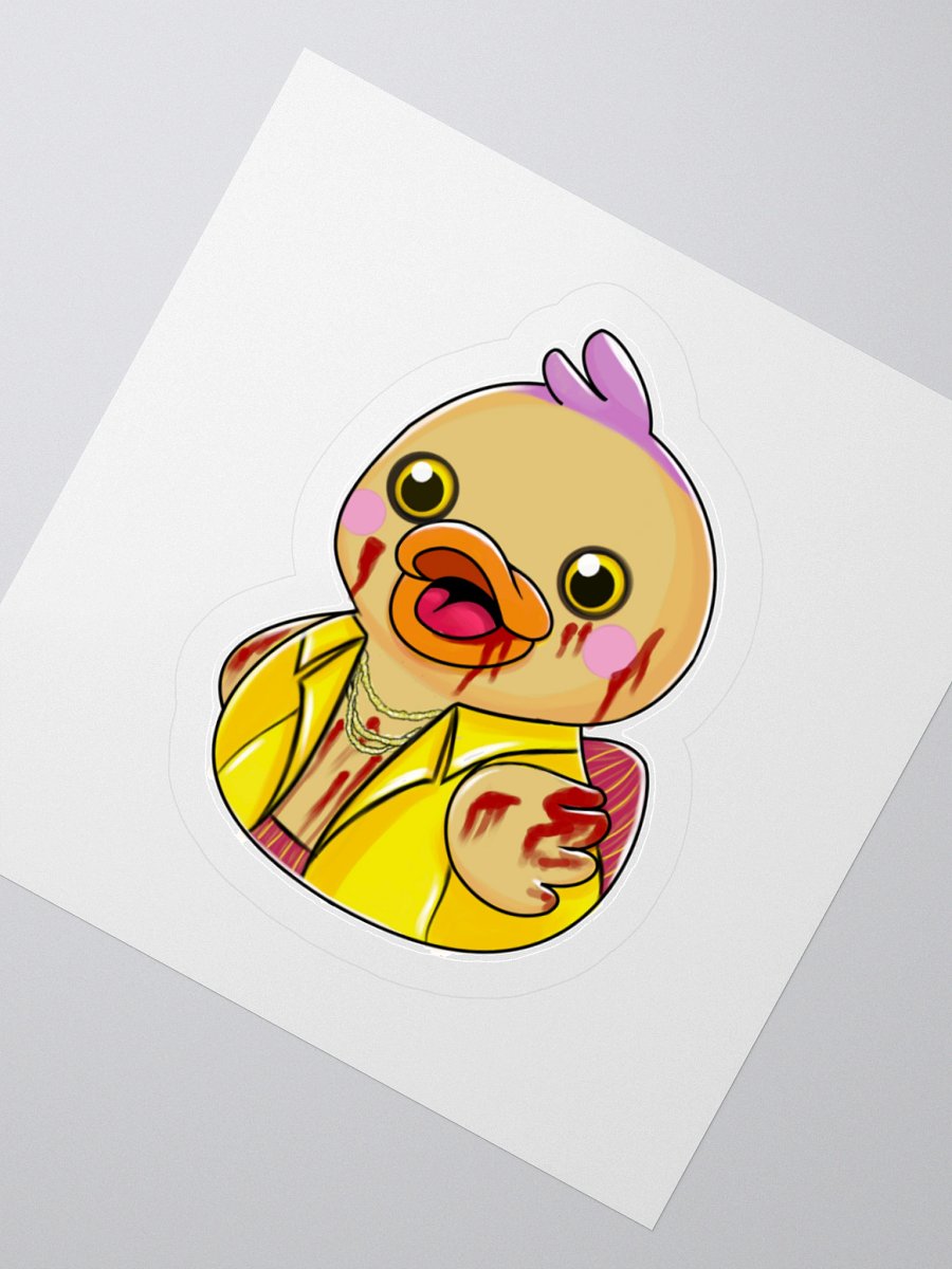 The Trickster Duck Kiss Cut Sticker product image (4)
