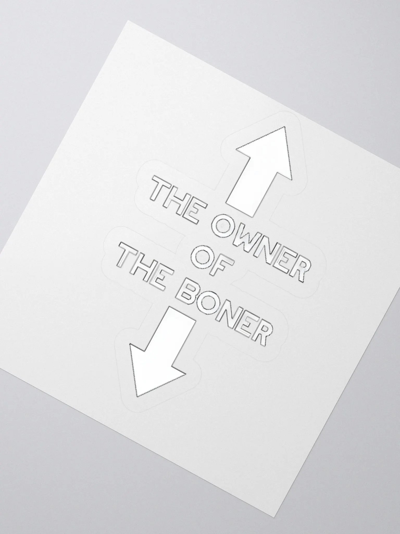 The Owner Of The Boner Sticker product image (2)