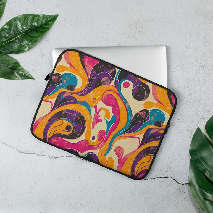 Swirling Dreams Double-Zip Neoprene Laptop Sleeve product image (1)