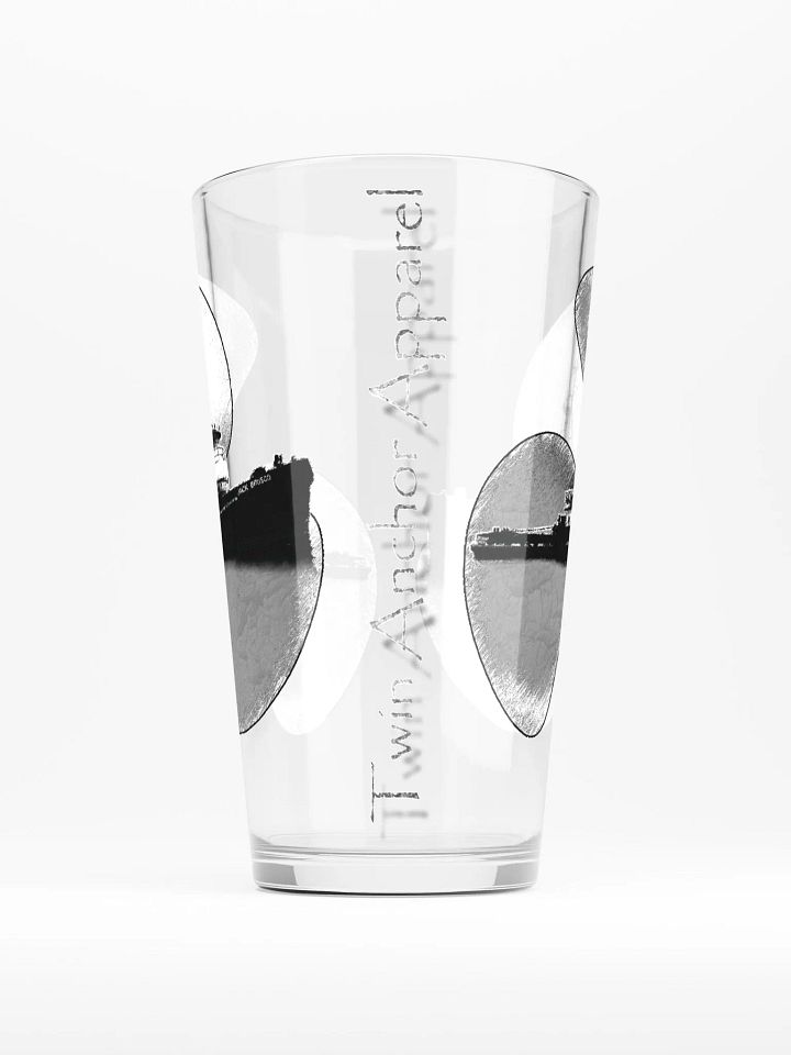 Red Twin Anchor Marco tug 16oz Pint Glass product image (2)