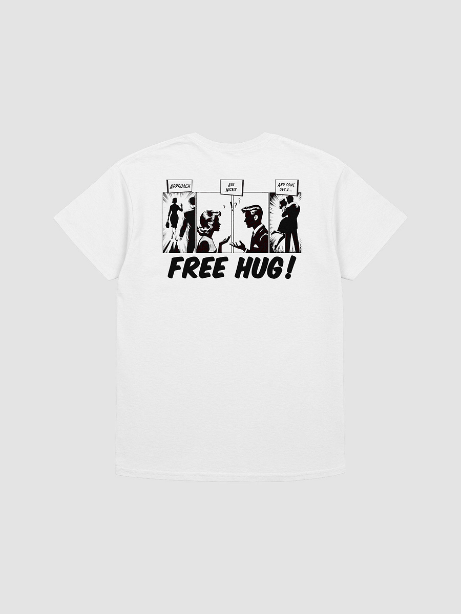 Free Hug Day Unisex Heavy Cotton Tee - Fun Comic Design for Casual Wear product image (2)