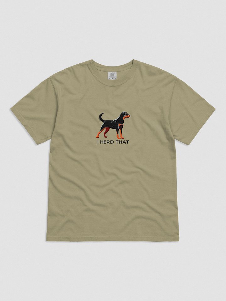 I Herd That T-Shirt(Embroidered) of a Beauceron(Black & Tan) product image (11)
