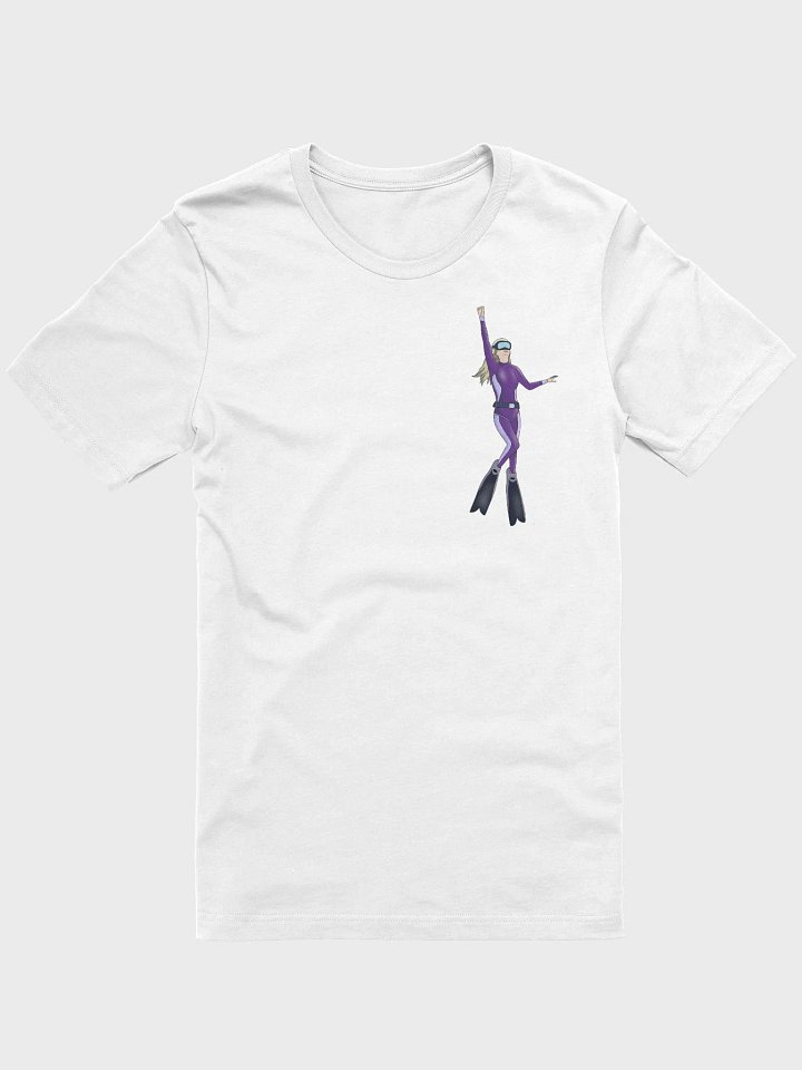 Oceanic Spirit: Free Diver Girl T-Shirt product image (2)