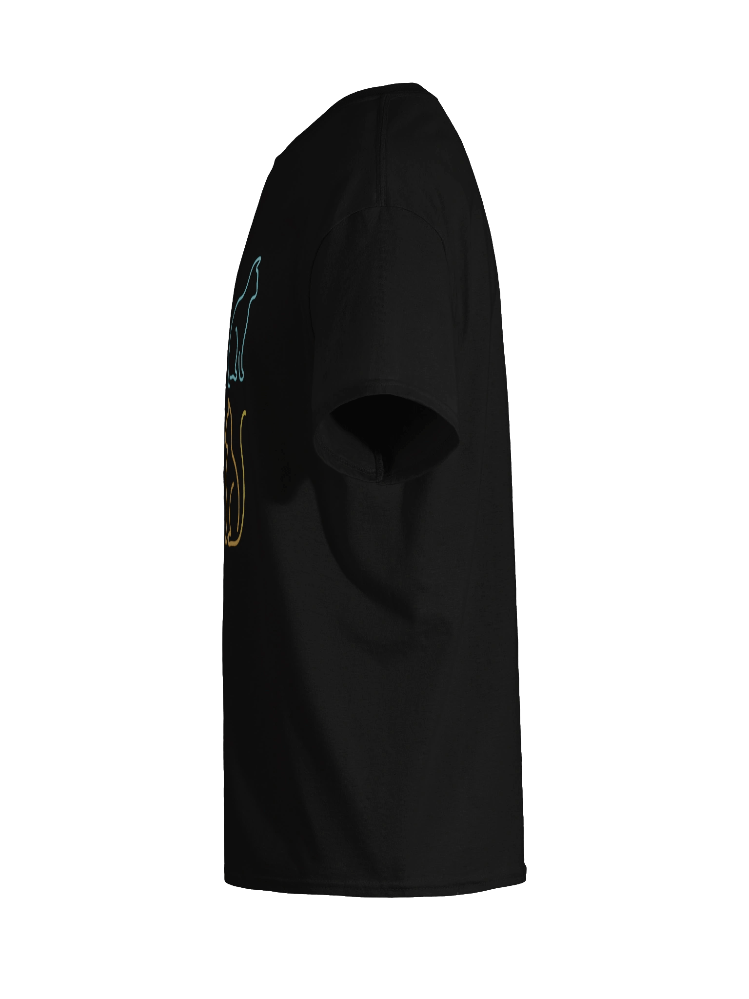 Neon Lights Cat Outlines Boxy Fit Unisex T-Shirt product image (93)