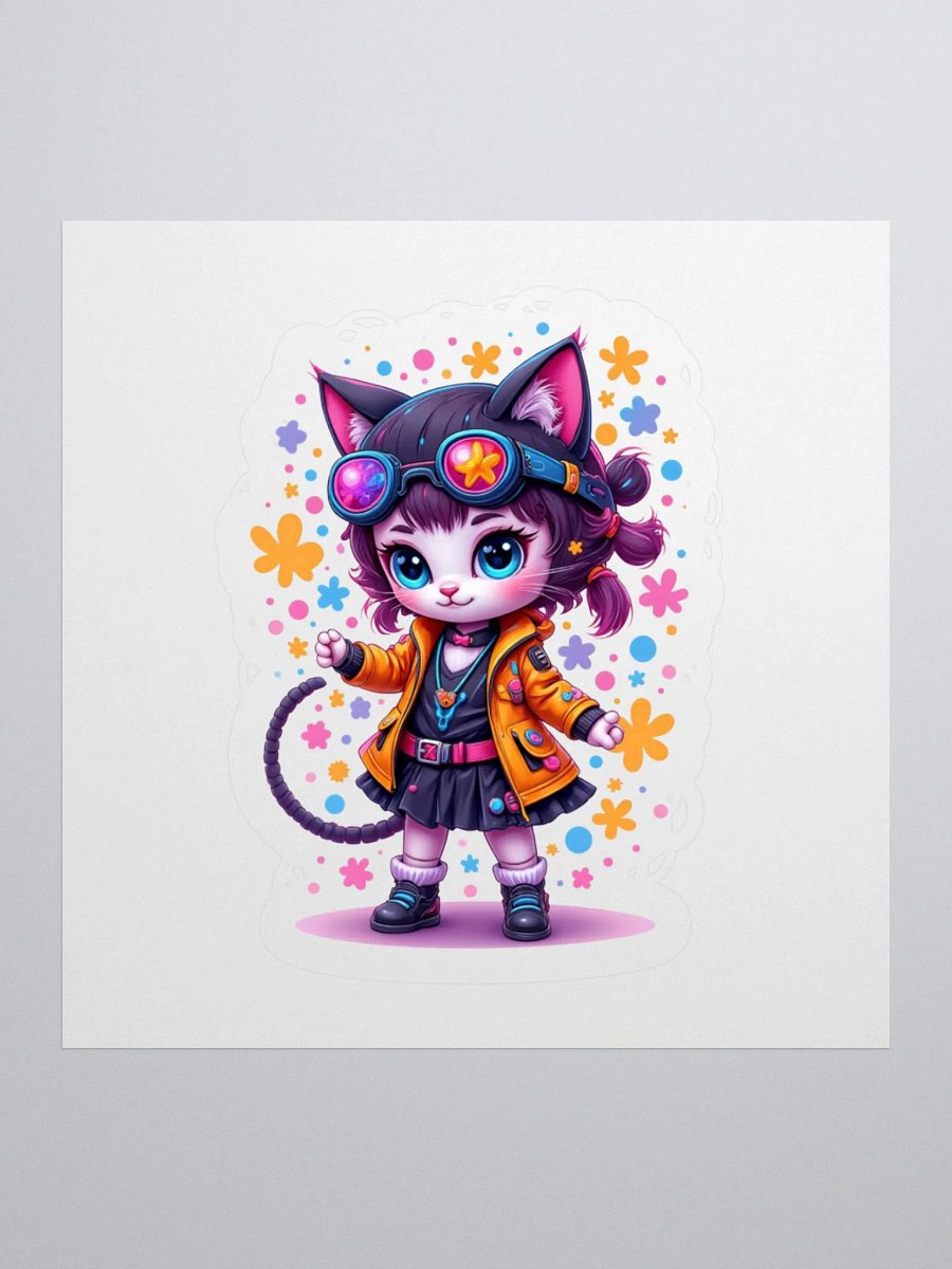 Gadget Kitty Kiss Cut Stickers product image (1)