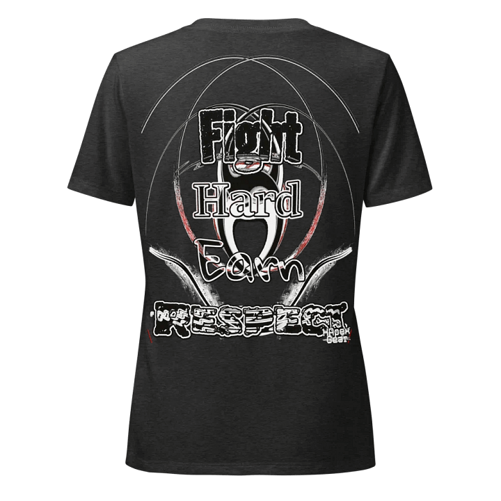 Fight Hard Earn Respect - Women's Relaxed V-Neck T-Shirt product image (2)