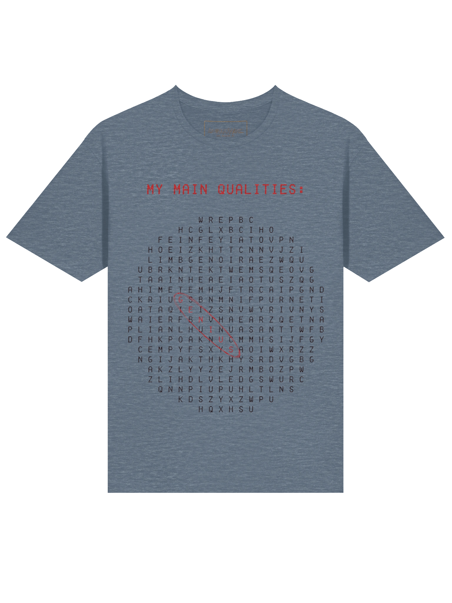 My Main Qualities - T-shirt product image (24)