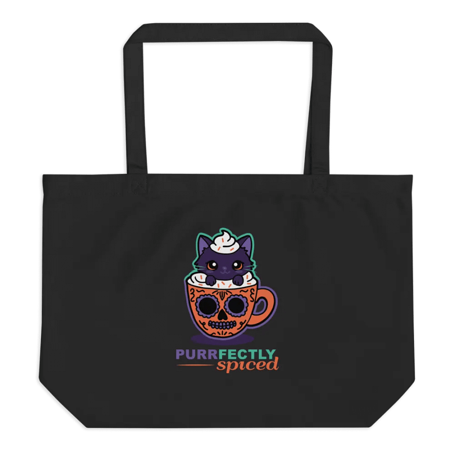 Purrfectly Spiced Organic Cotton Tote product image (1)