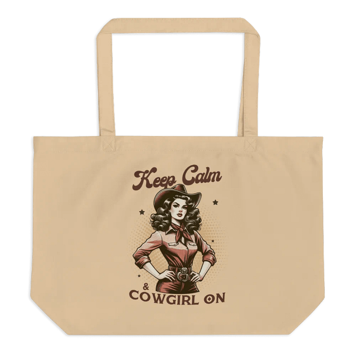 Keep Calm And Cowgirl On Tote product image (1)