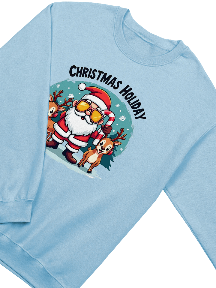 Santa's Cool Christmas Sweatshirt – Fun, Festive, and Cozy Holiday Wear product image (6)