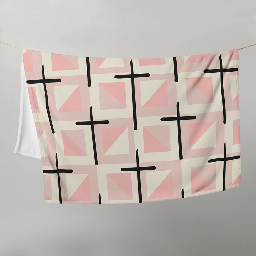 Pink Cross Quilted Patterned Blanket product image (11)