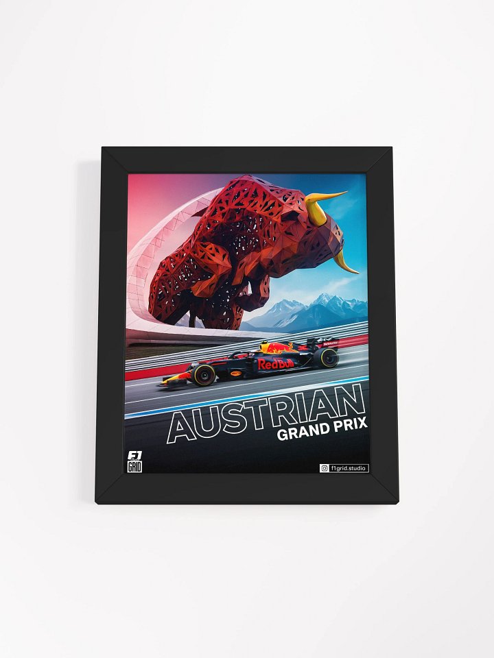 Austrian Grand Prix F1 2025 Poster - Red Bull Ring Dynamic Art Print product image (3)