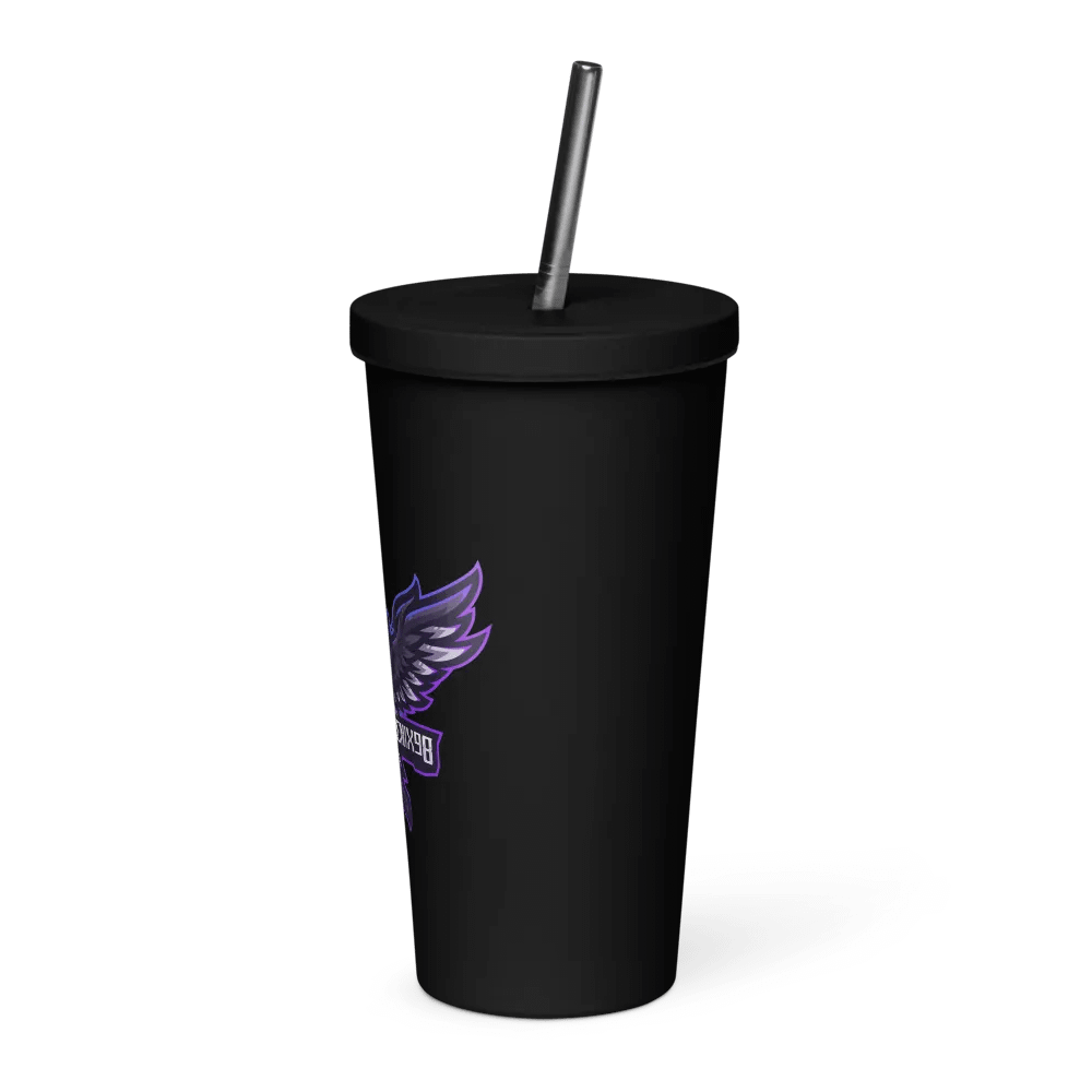 insulated tumbler W/ Straw product image (7)