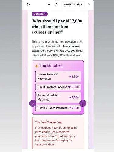 We get asked these questions a lot so we're breaking down why SkillPay is not free. 

Free courses cost you time, energy, and...