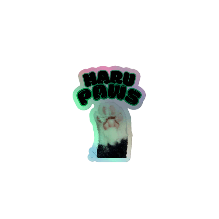 HARU PAWS Kiss-Cut Holographic Sticker Sheet product image (1)
