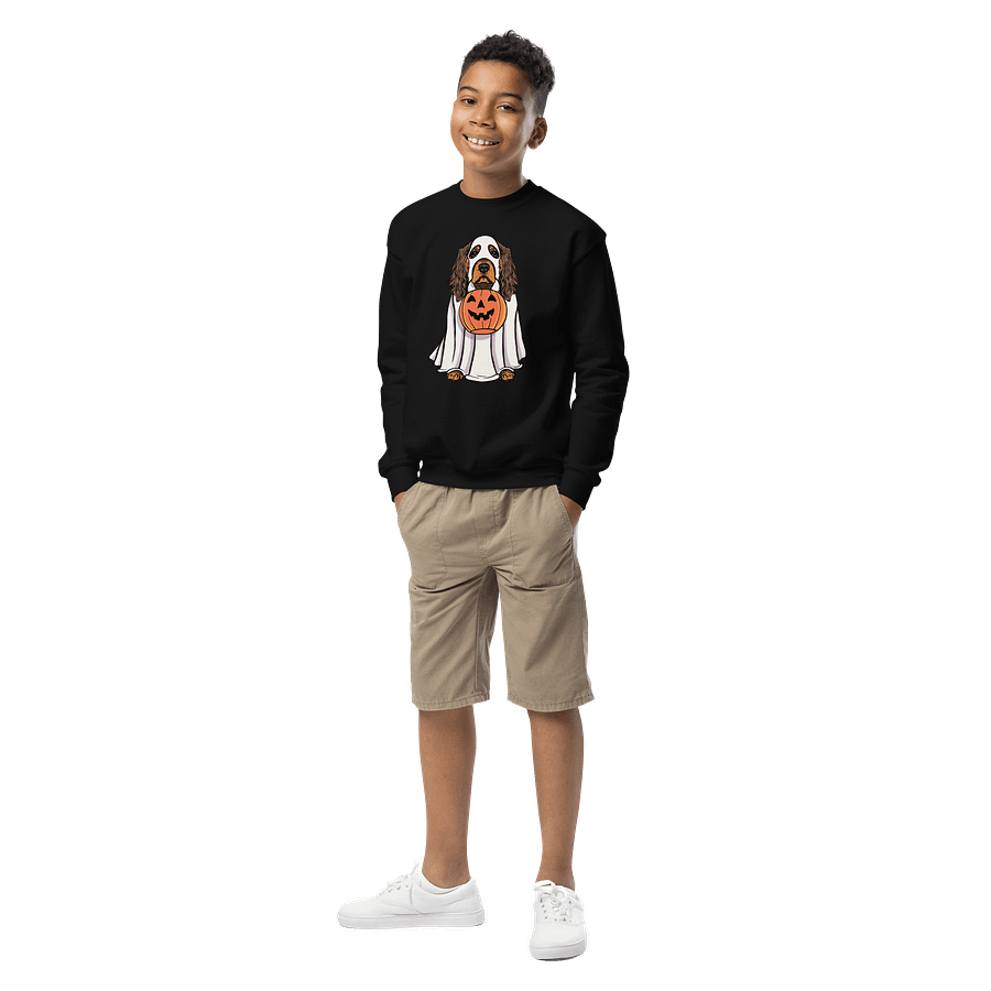 Halloween English Cocker Spaniel(Liver & Tan) Youth Sweatshirt product image (1)