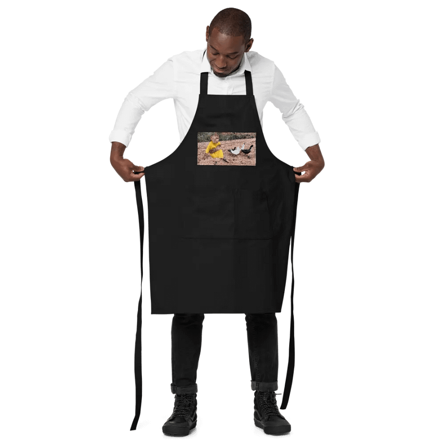 SOL organic cotton apron product image (2)