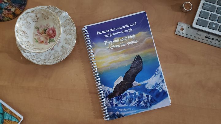 Soar High Like Eagles Coil Notebook product image (1)