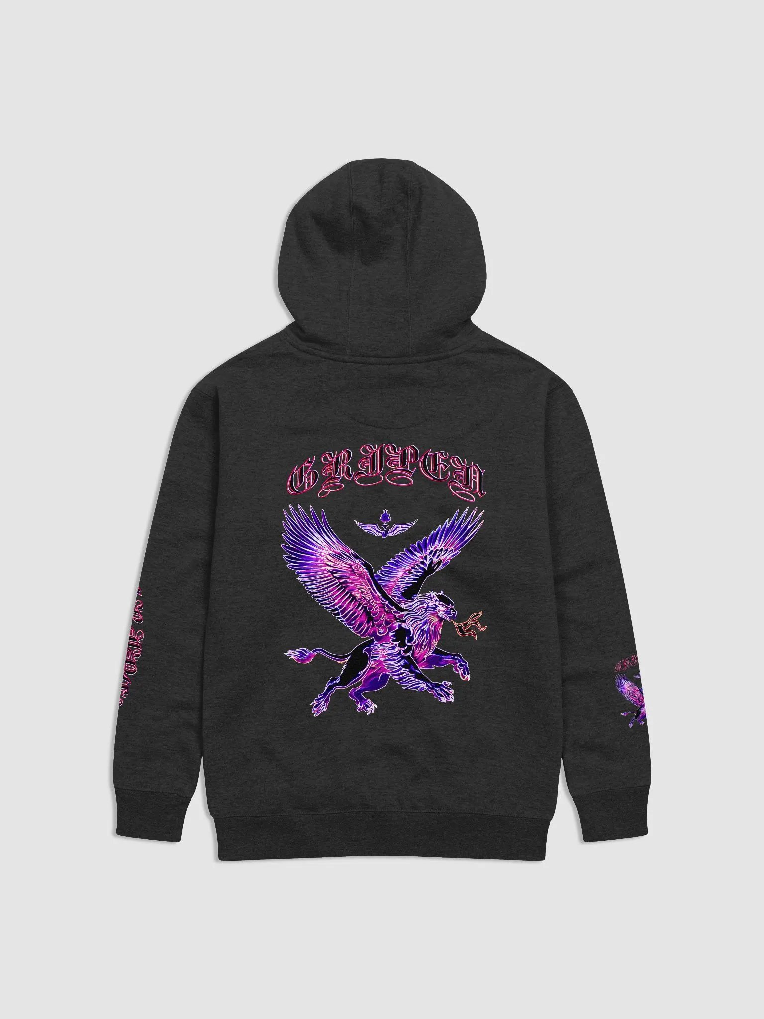 Gripen Flying Magenta//Griffin/Cotton Heritage Unisex Premium Hoodie by Cotton Heritage product image (2)