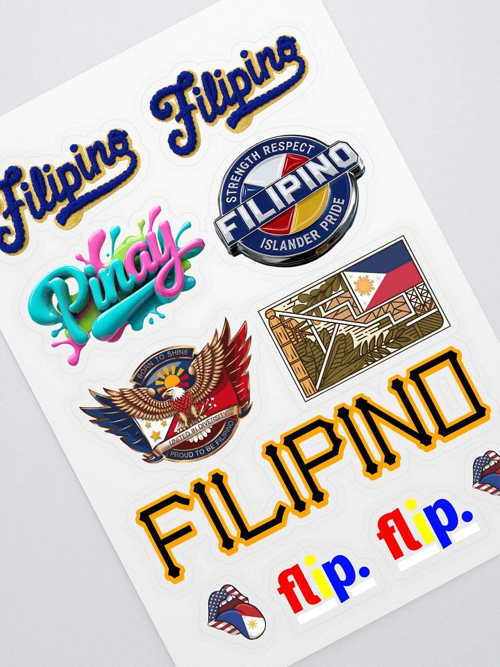Filipino Pride Sticker Sheet #1 product image (1)