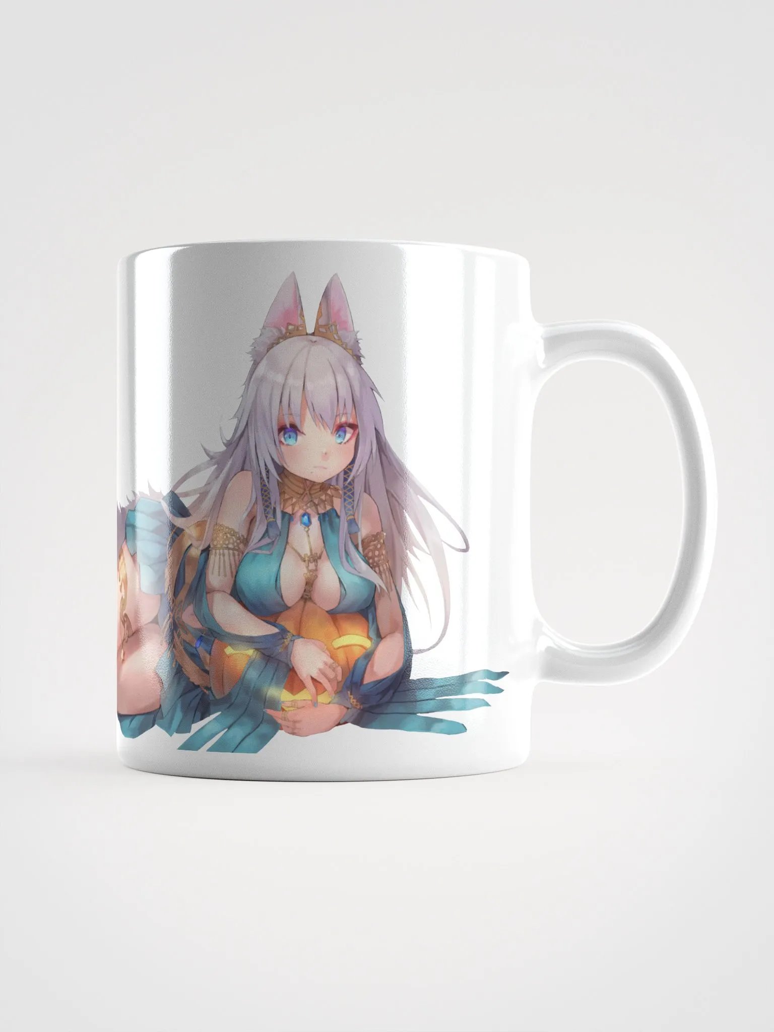 Halloween Paws White Glossy Mug product image (1)