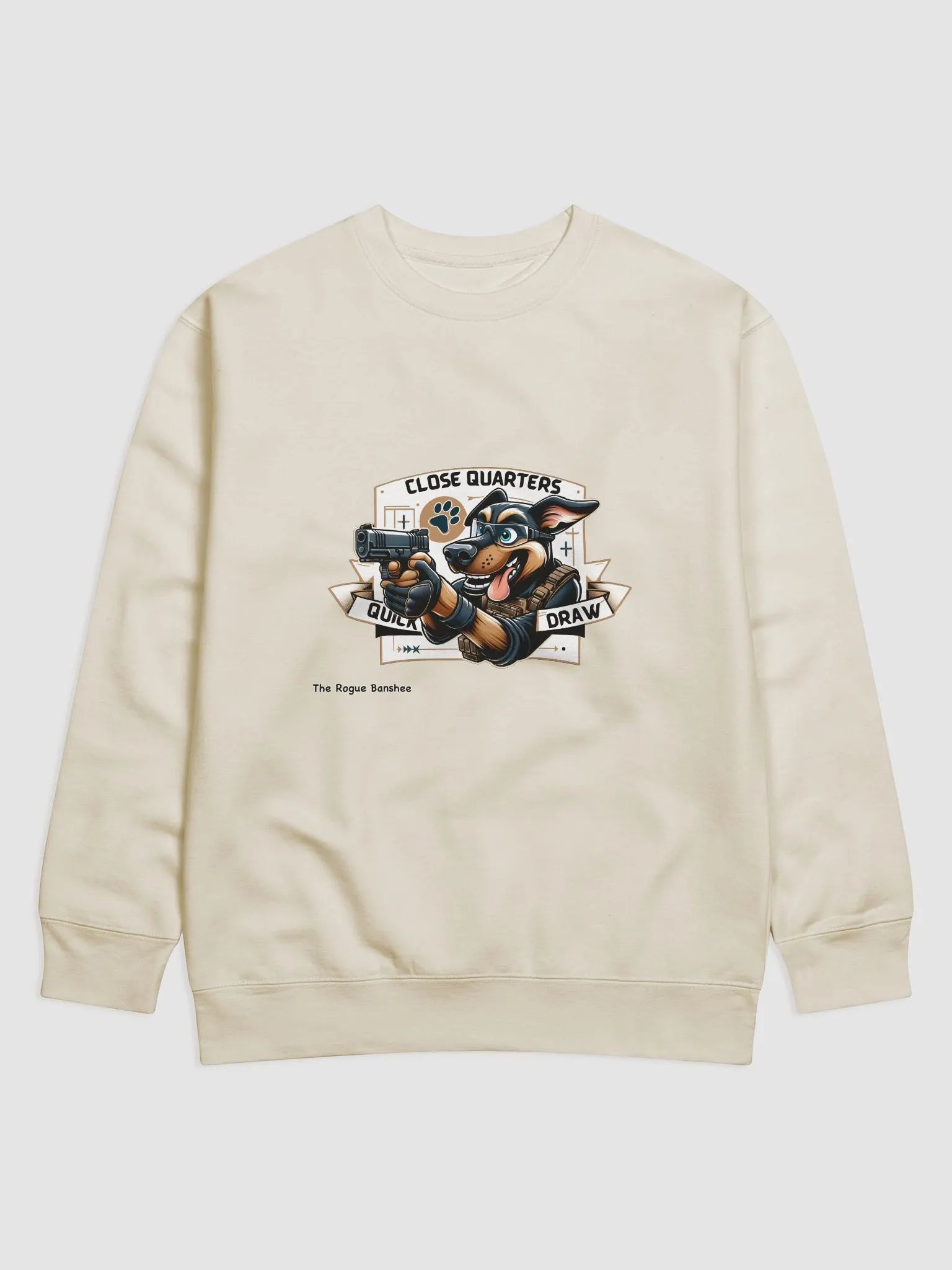 Cotton Heritage Premium Sweatshirt – Close Quarters, Quick Draw product image (4)