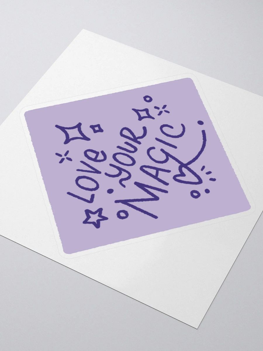 LOVE YOUR MAGIC STICKER PURPLE product image (3)