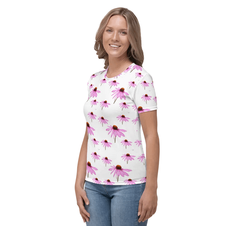 Abstract Repeating Pink Cone Flowers product image (2)