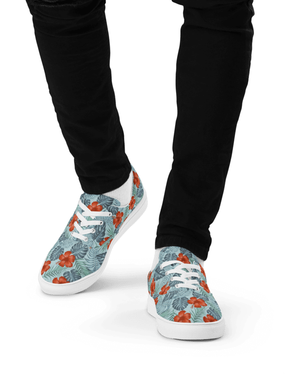 Palm Paradise | Men's Lace-Up Canvas Shoes product image (2)