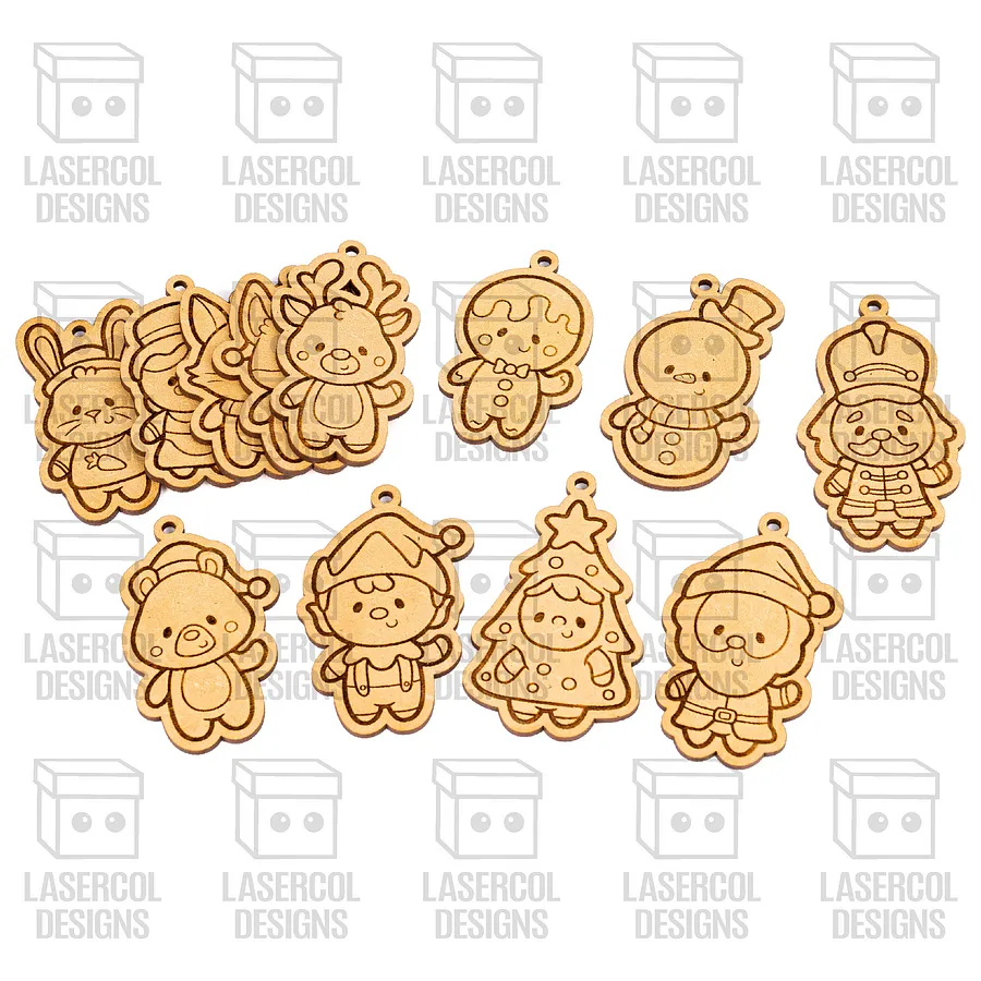 Christmas Ornaments - Laser Cut Files product image (4)
