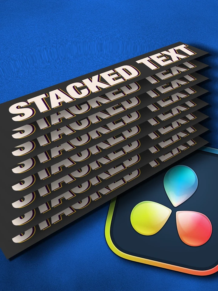Stacked Text Animation Project File product image (1)