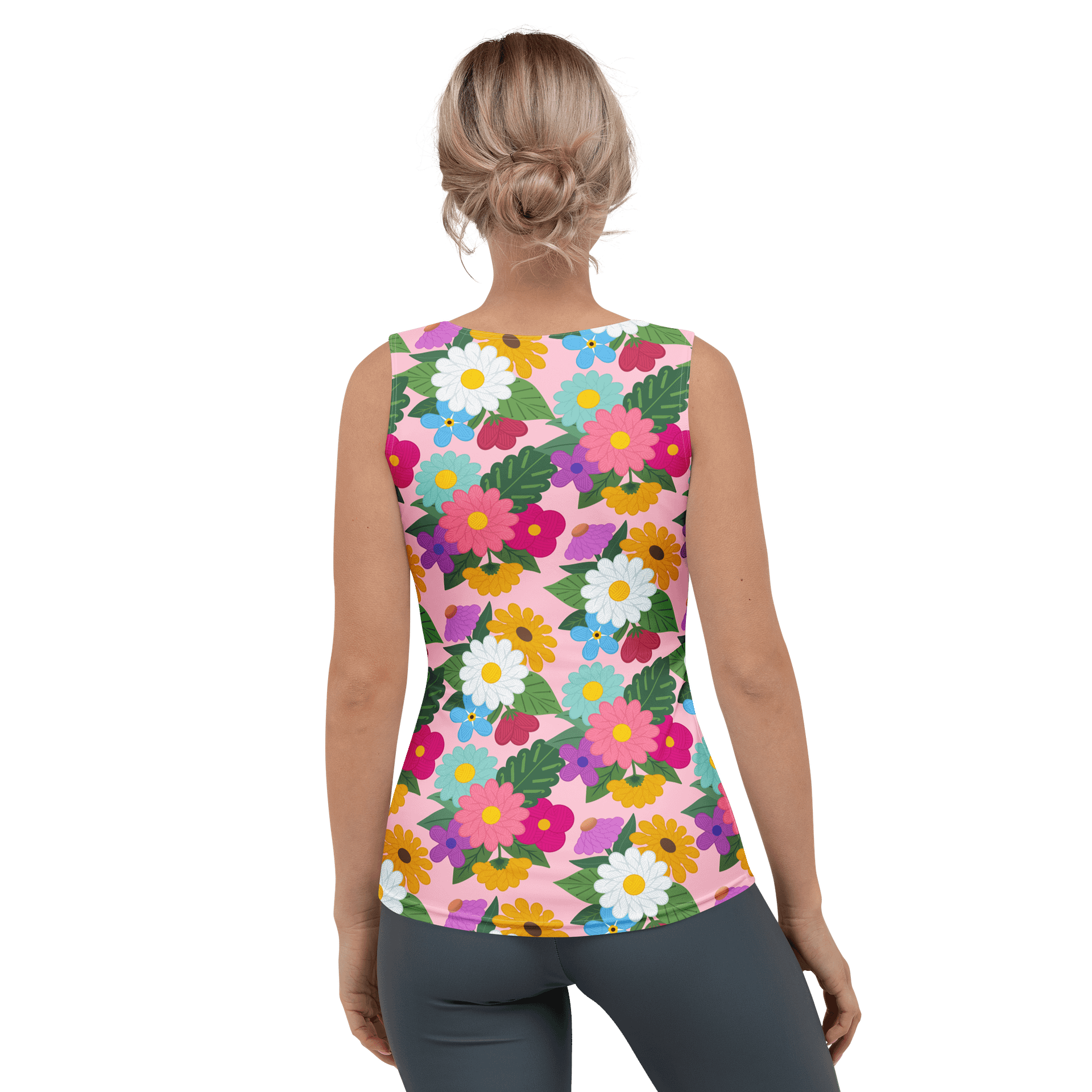 Floral Yarn Print Tank Top product image (2)