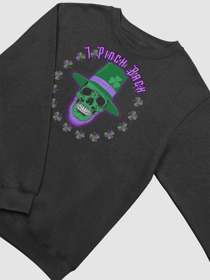 Pinch Back Skull Premium Crewneck Sweatshirt product image (2)