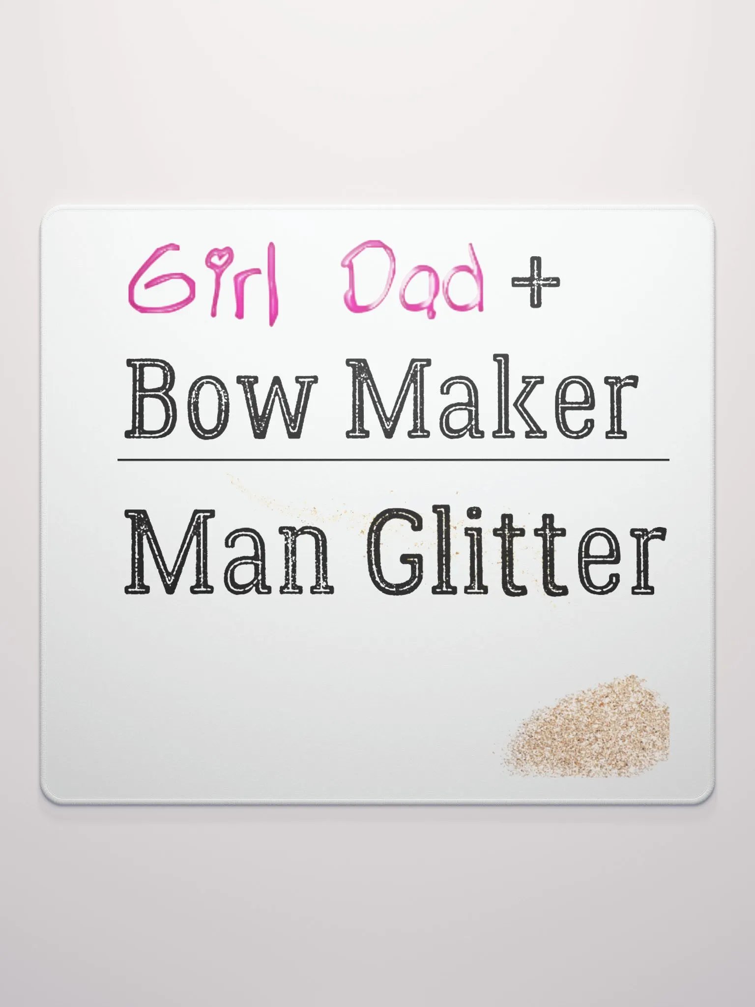 Man Glitter 1 Mouse Pad product image (2)