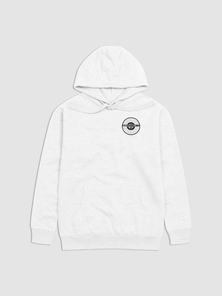 NFTV logo - white hoodie product image (1)
