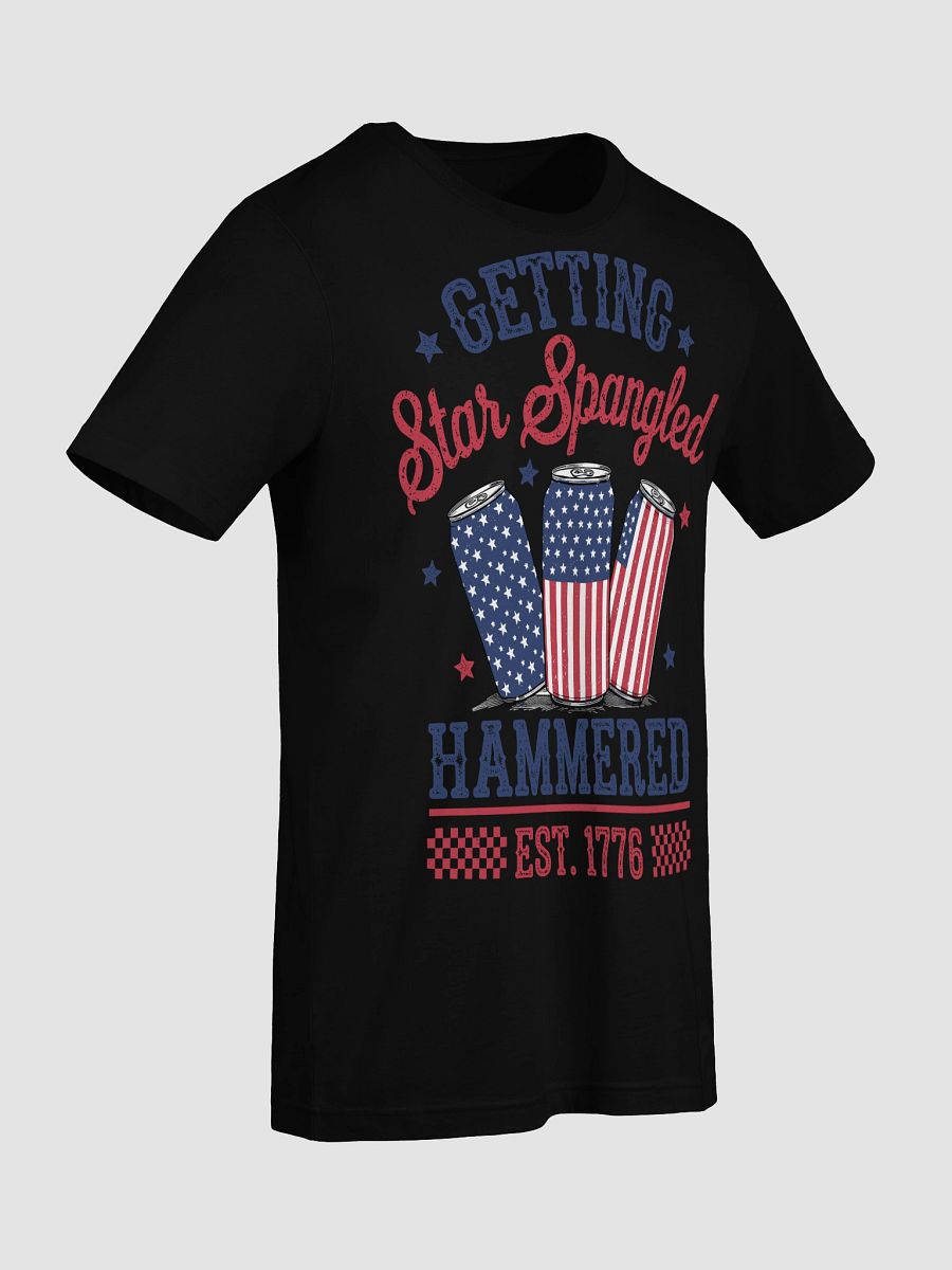 Star Spangled Beverage Can Flag T-Shirt product image (9)