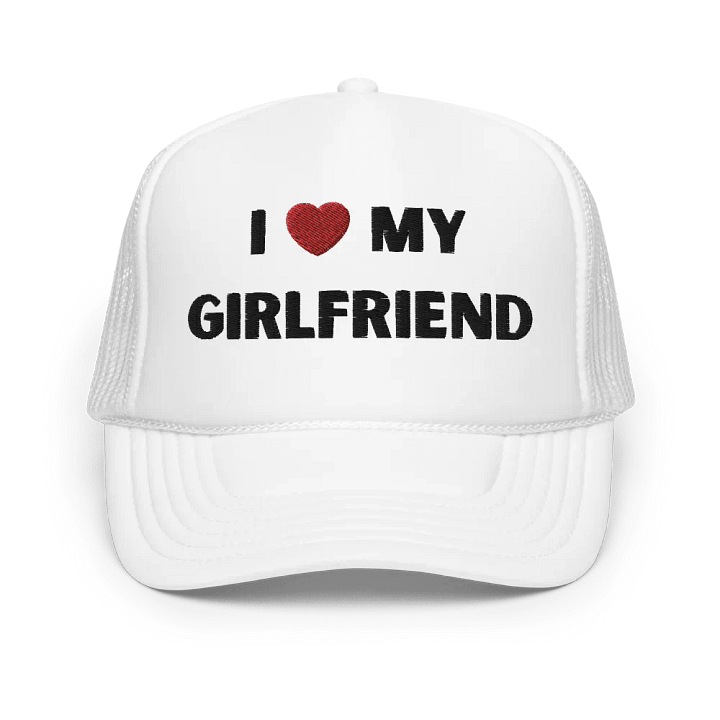 i ❤️ MY GF GOAT MODE Embroidered Trucker Hat product image (1)