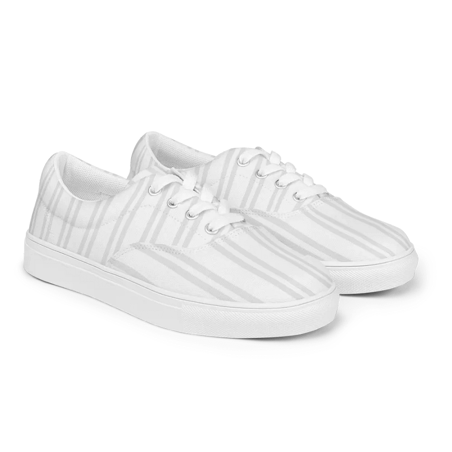 Grey Lines Ladies Canvas Shoes product image (6)