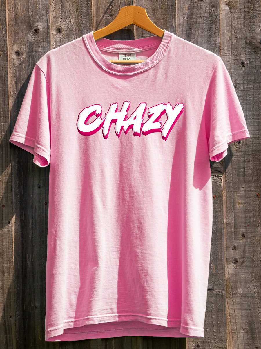 Printed Chazy pink T-shirt product image (1)