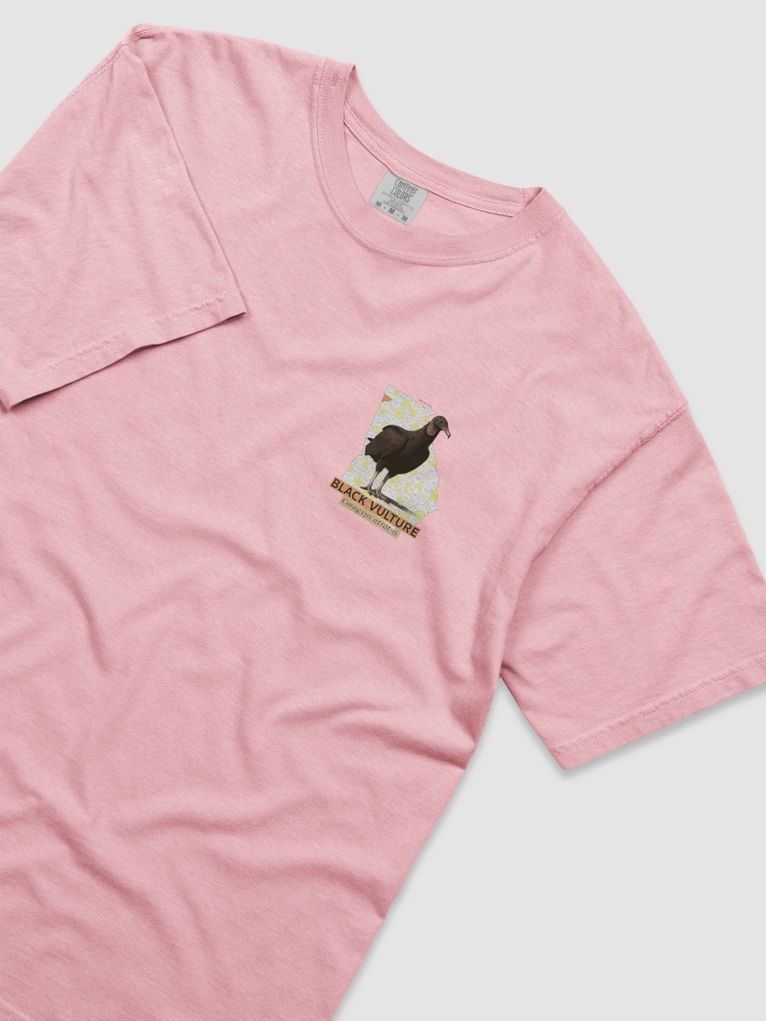 Georgia County Map Black Vulture T-Shirt product image (26)