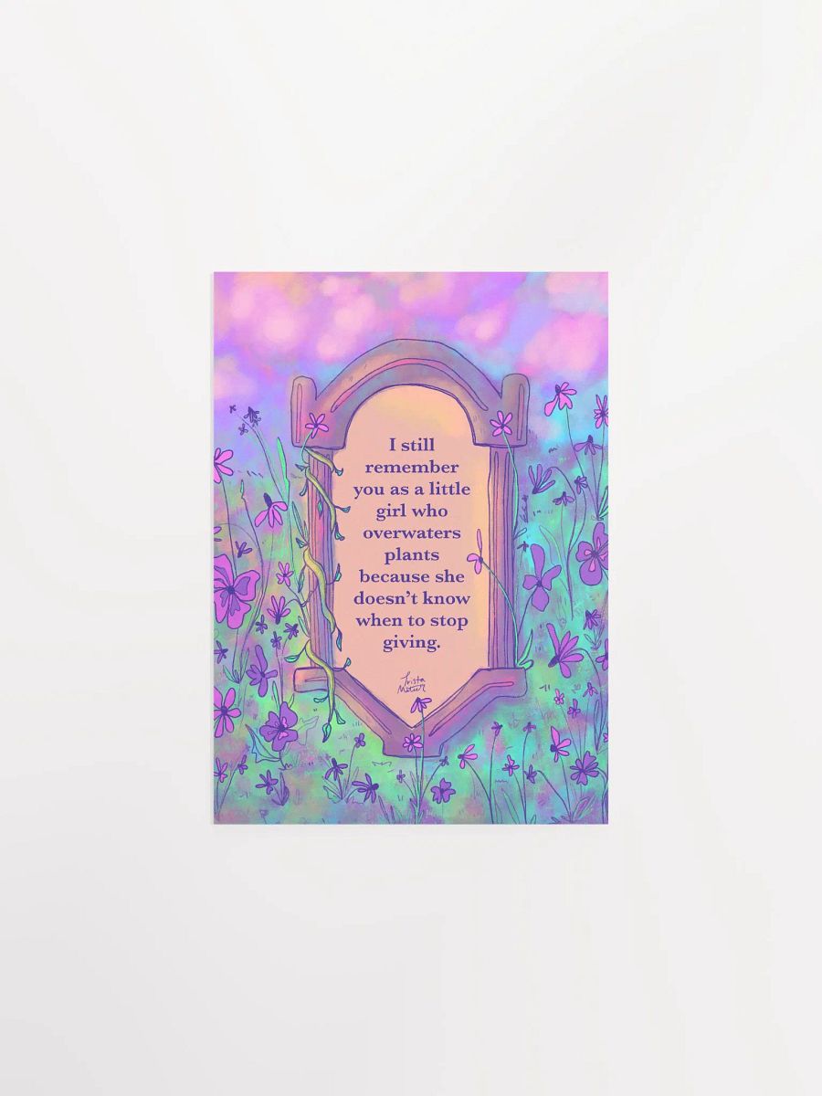 Overwatering Plants Art Print product image (1)
