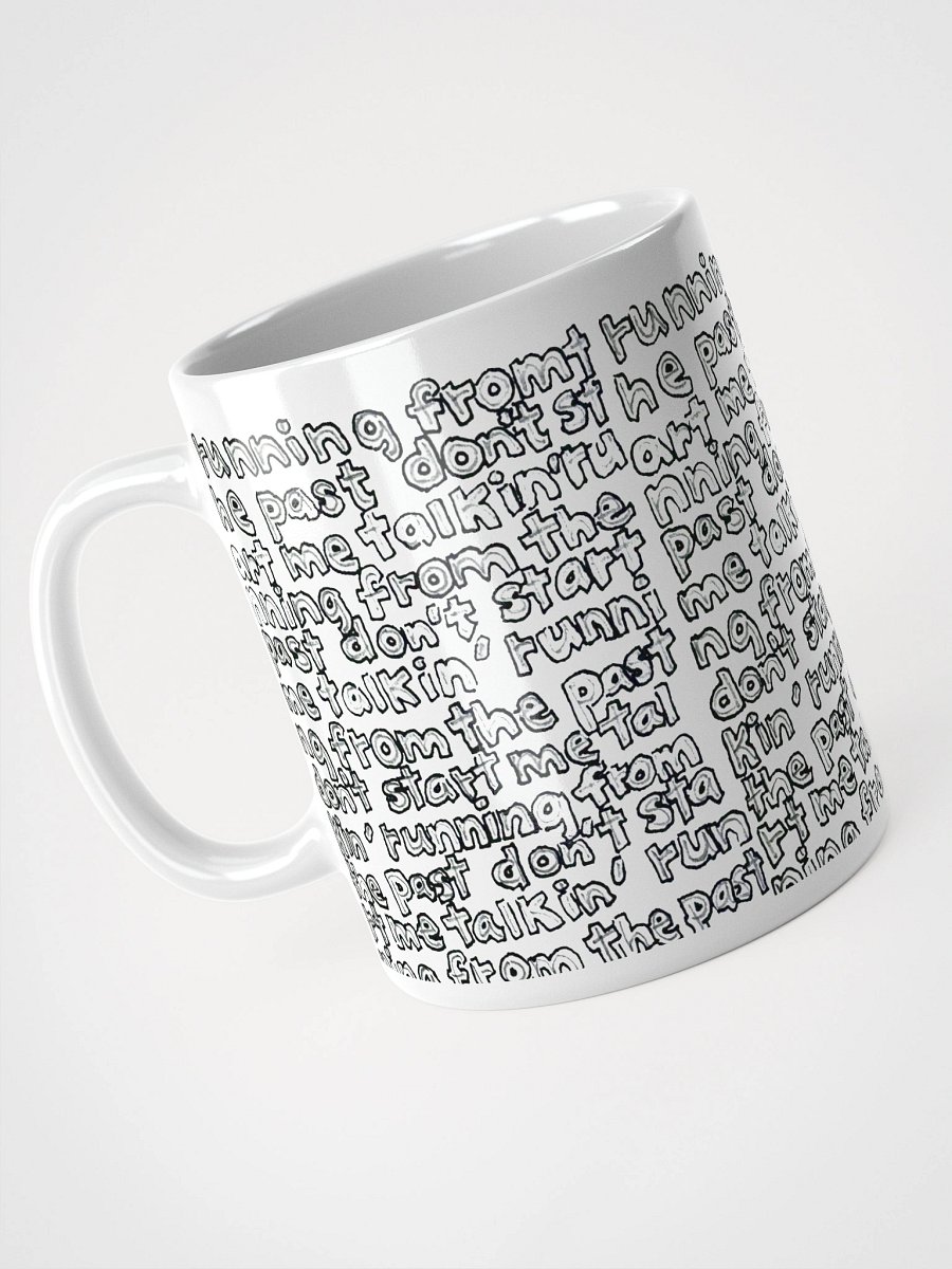 Running from the Past White Glossy Mug product image (8)