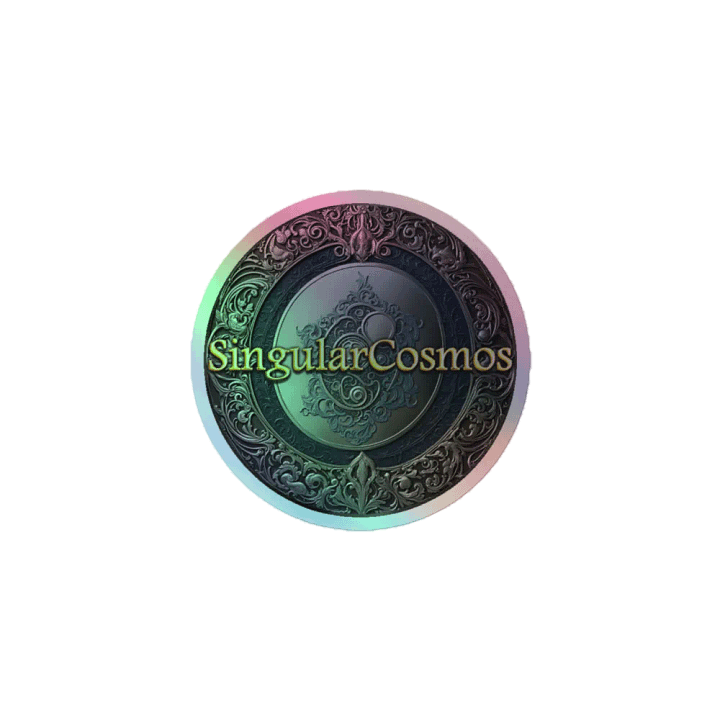 Singular Cosmos Grey Holographic Sticker product image (1)