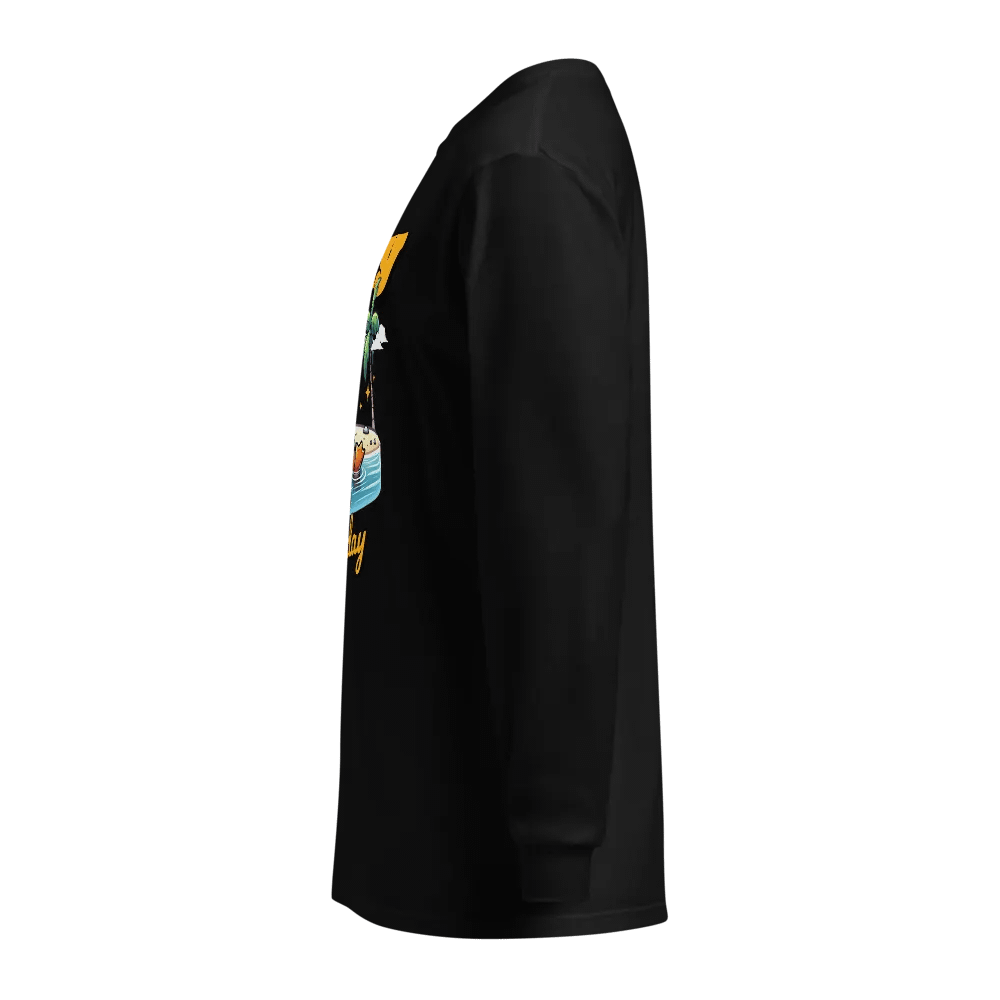 Pap Pap Chill Duckling Sunday Long Sleeve Shirt product image (4)